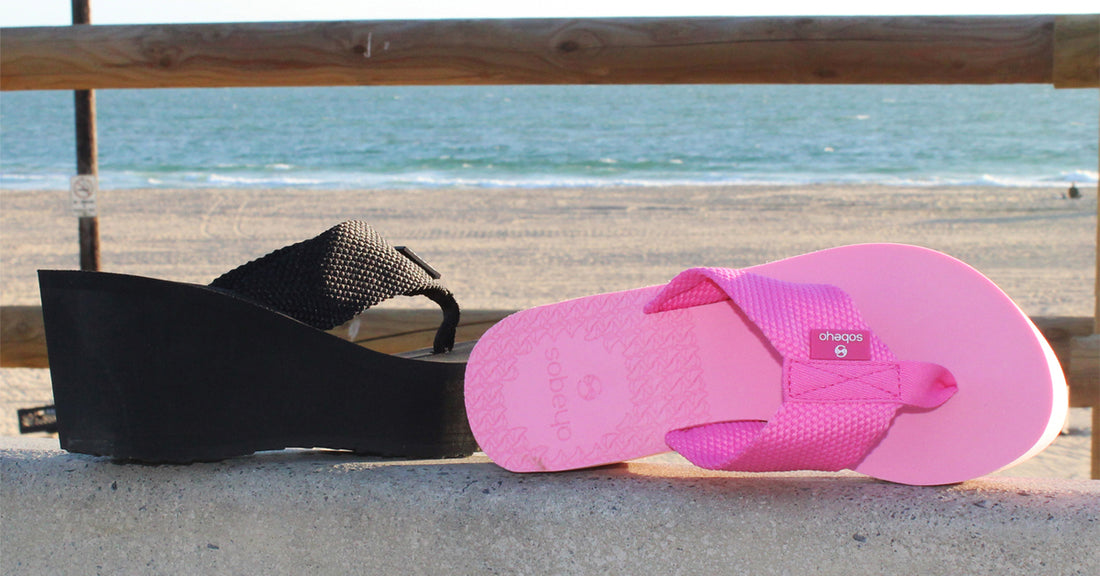 SOBEYO EVA beach flip flop platform sandals