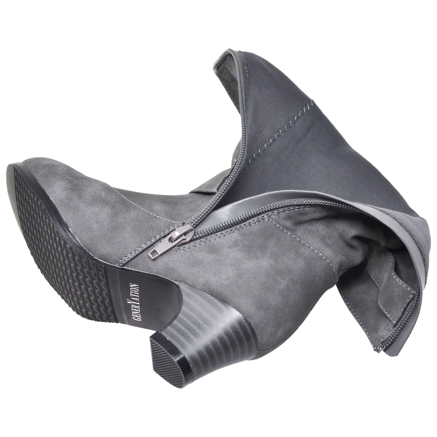 Toddler & Youth Slouch Heeled Mid Calf Boot