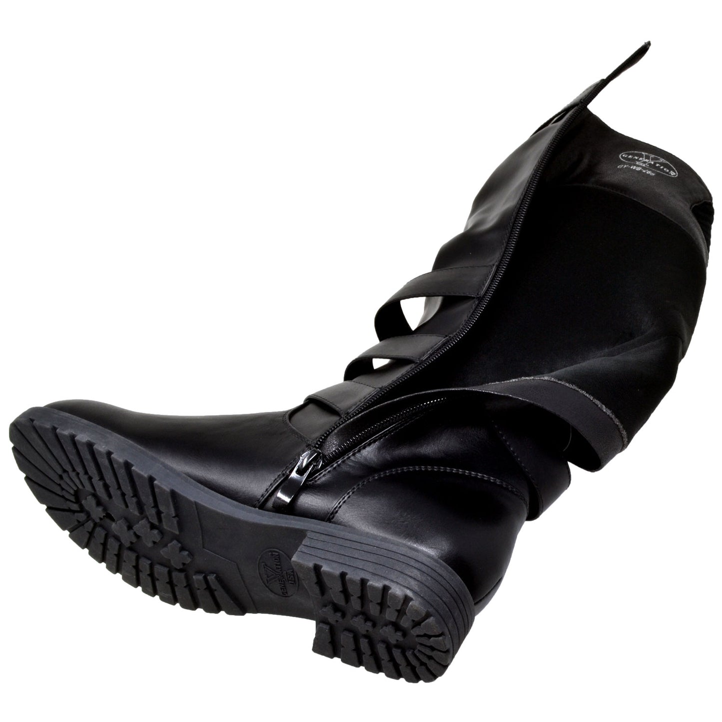 Strappy Knee High Slouch Boot