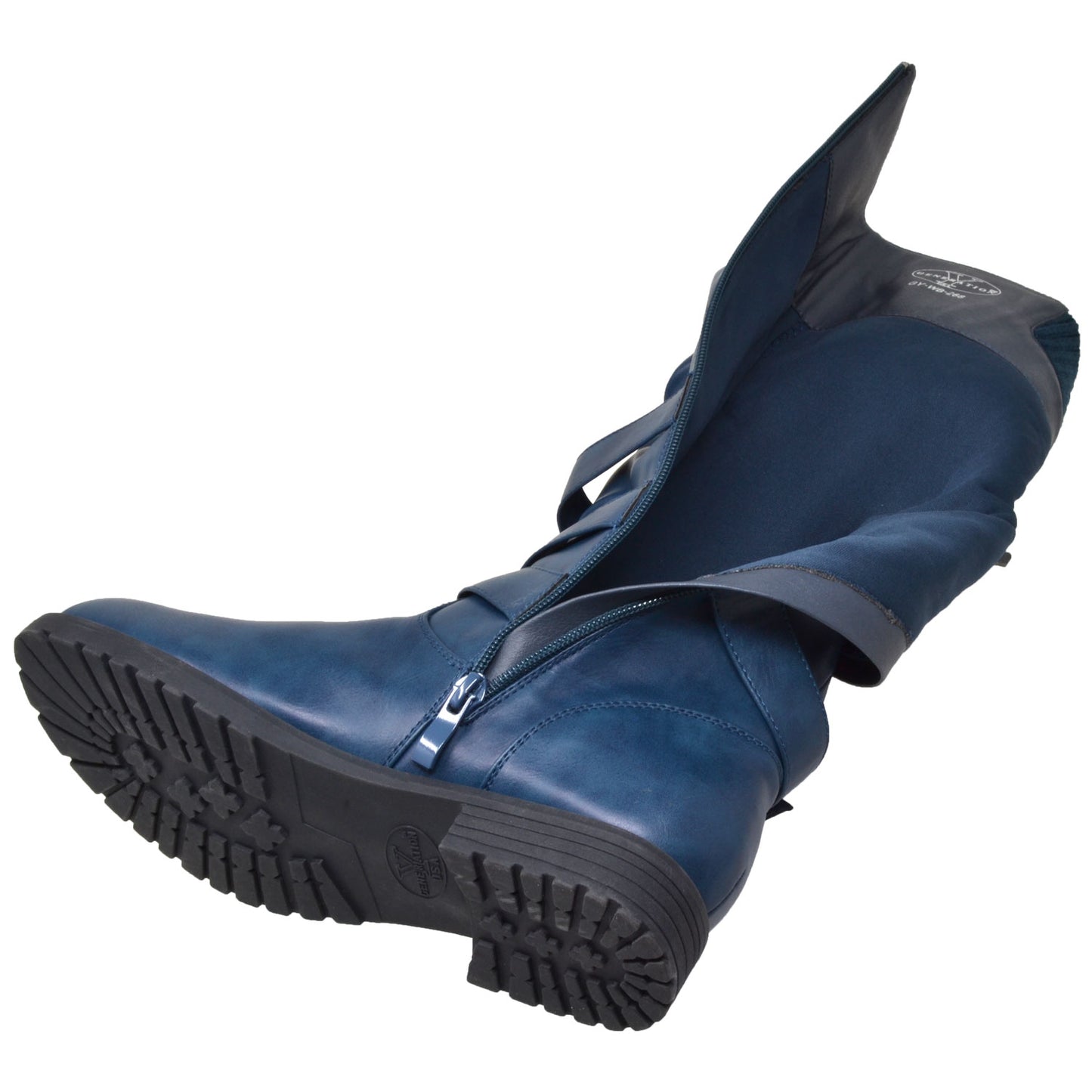 Strappy Knee High Slouch Boot