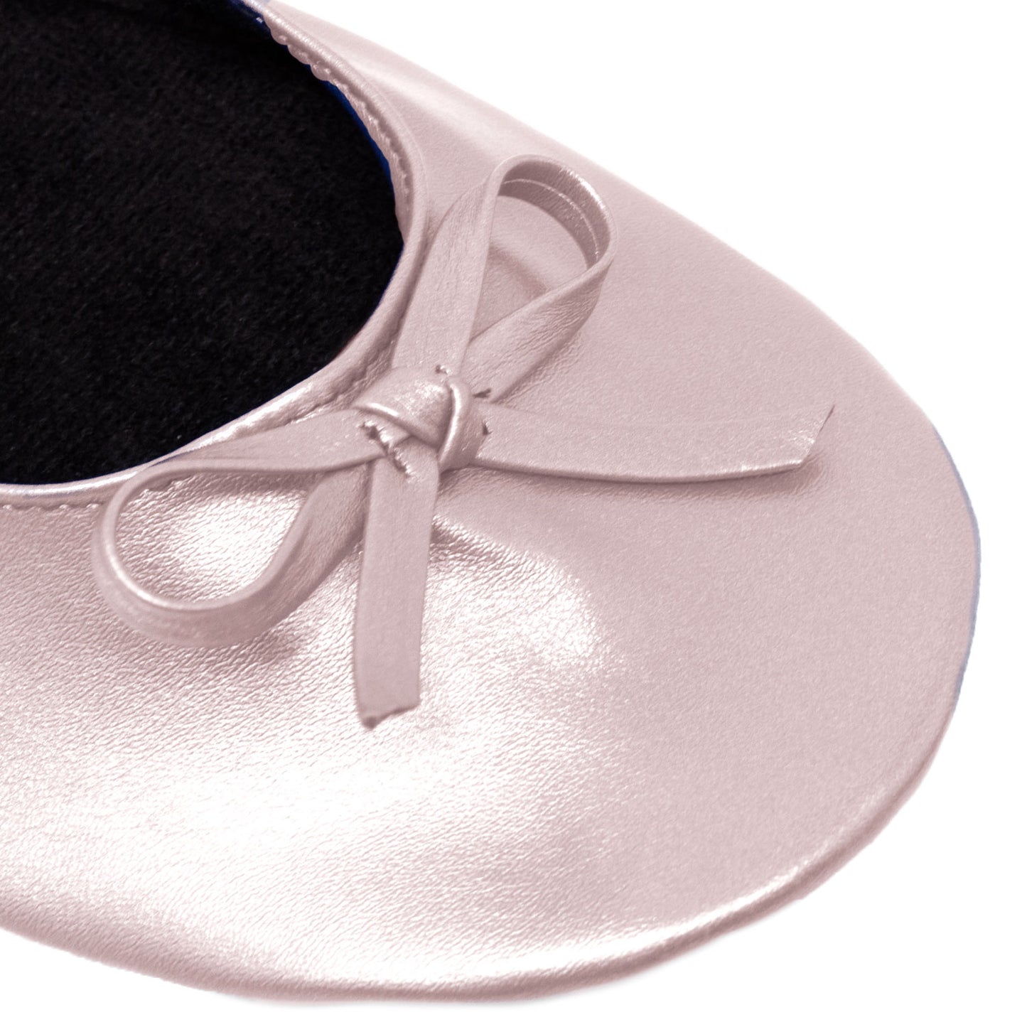 Foldable Ballet Flats Women's Travel Portable Comfortable Shoes Gold PU SOBEYO