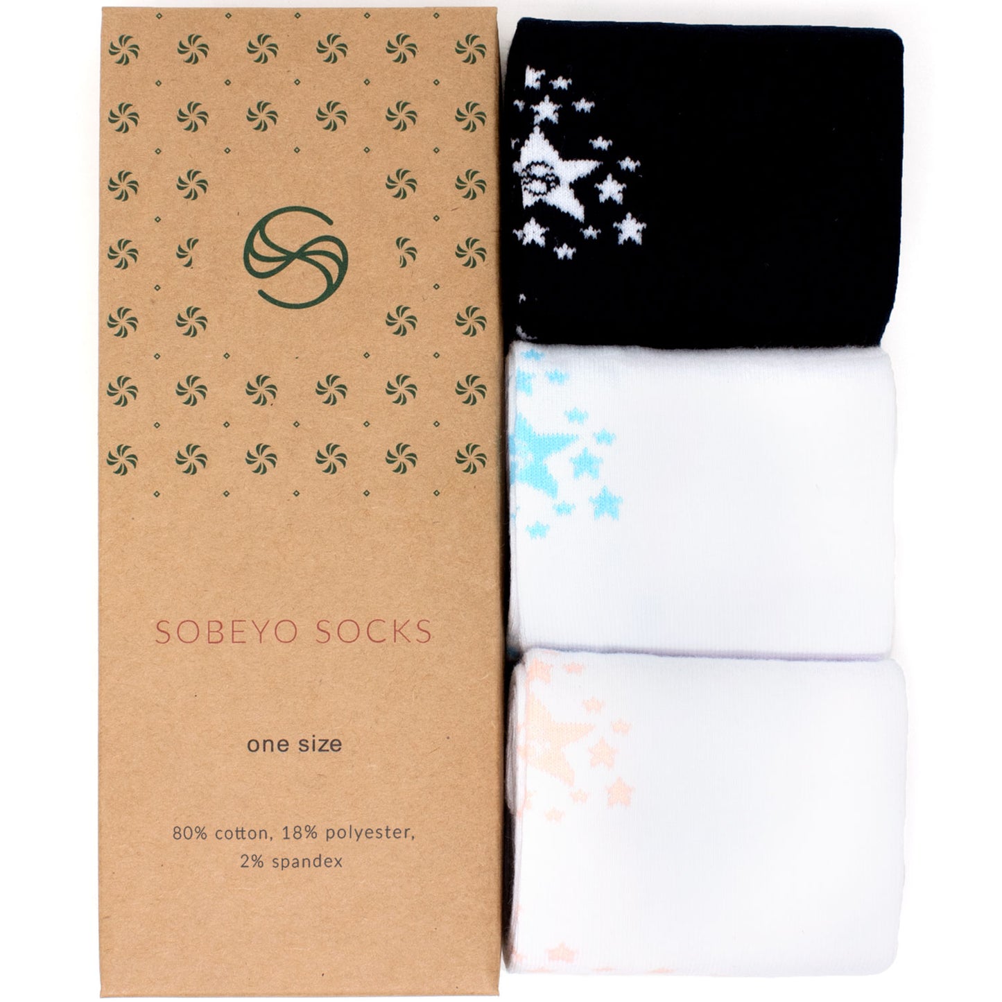 Shooting Star Knee High Sock - 3 Pack