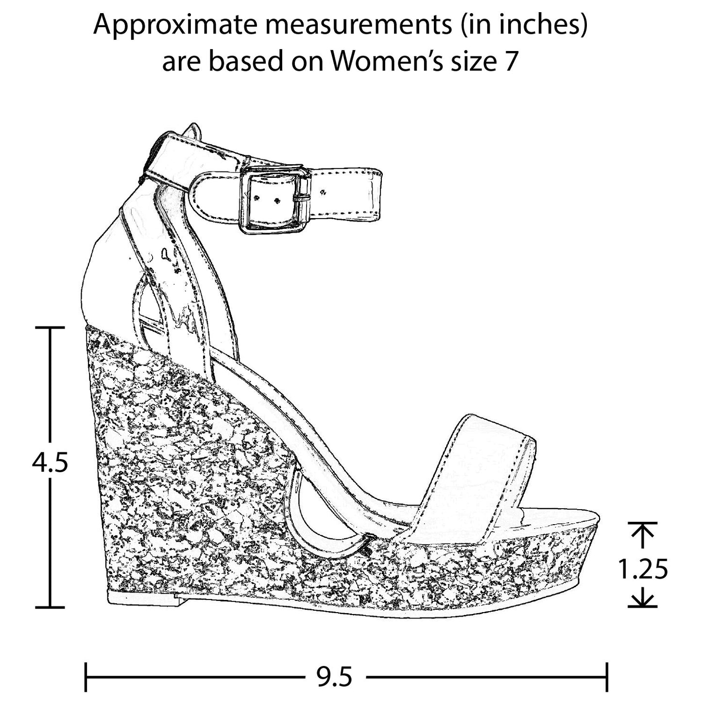 Cork Wedge Platform Sandal