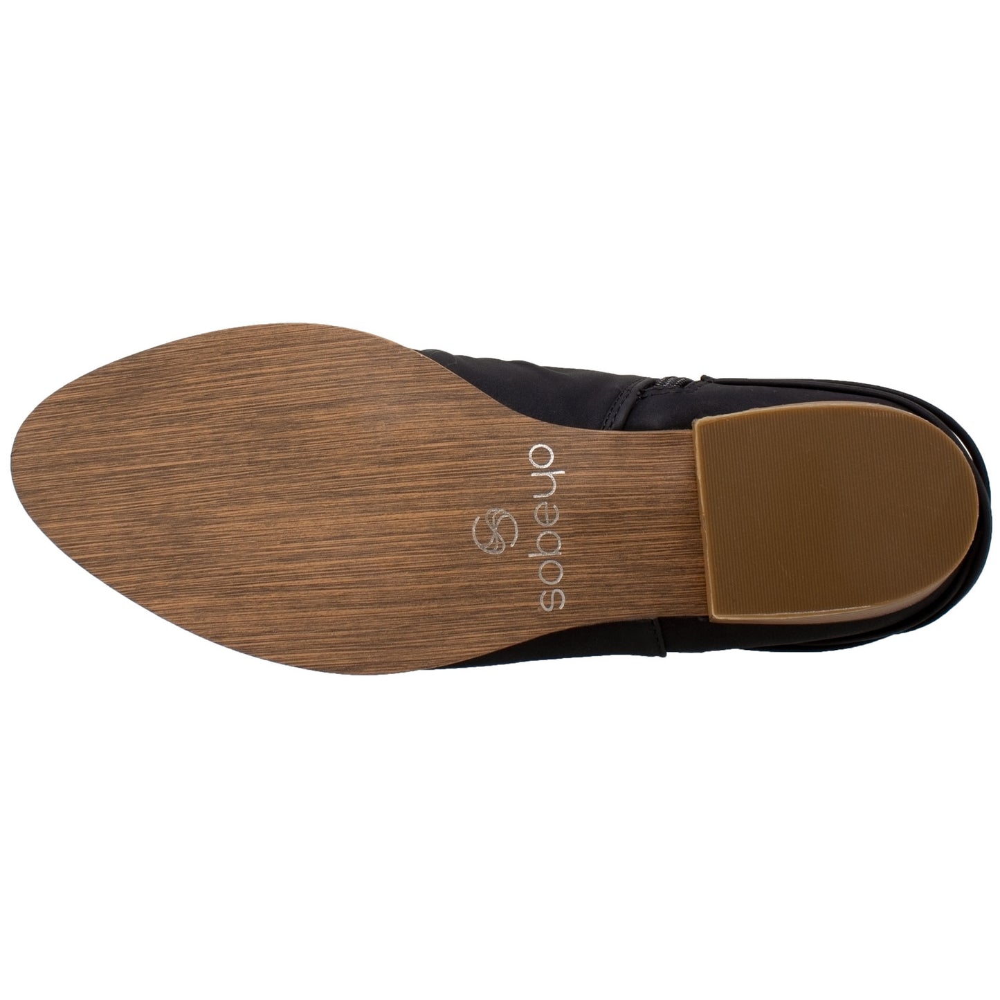 SOBEYO Strappy Block Heel Western Bootie