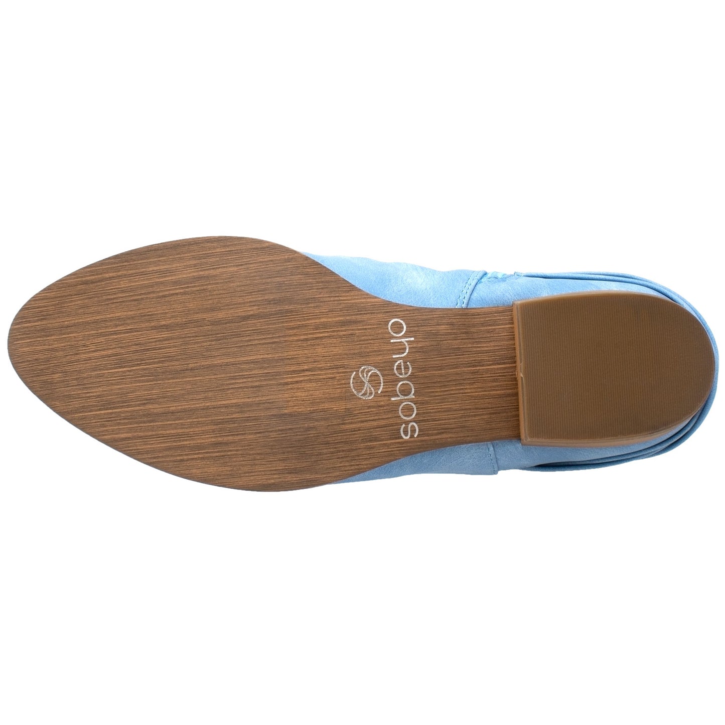 SOBEYO Strappy Block Heel Western Bootie