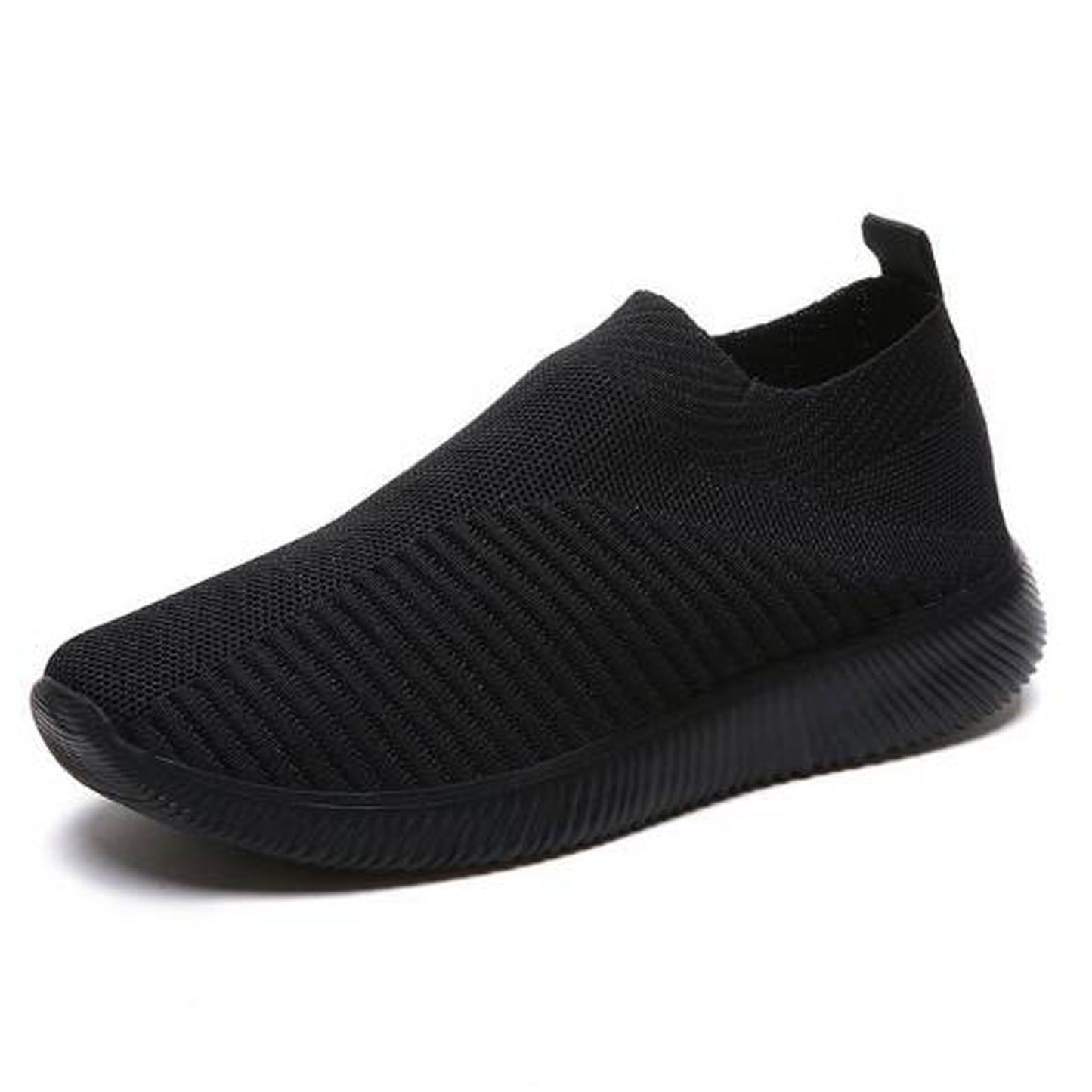 SOBEYO Women's Walking Sneaker Knitted Breathable Strips