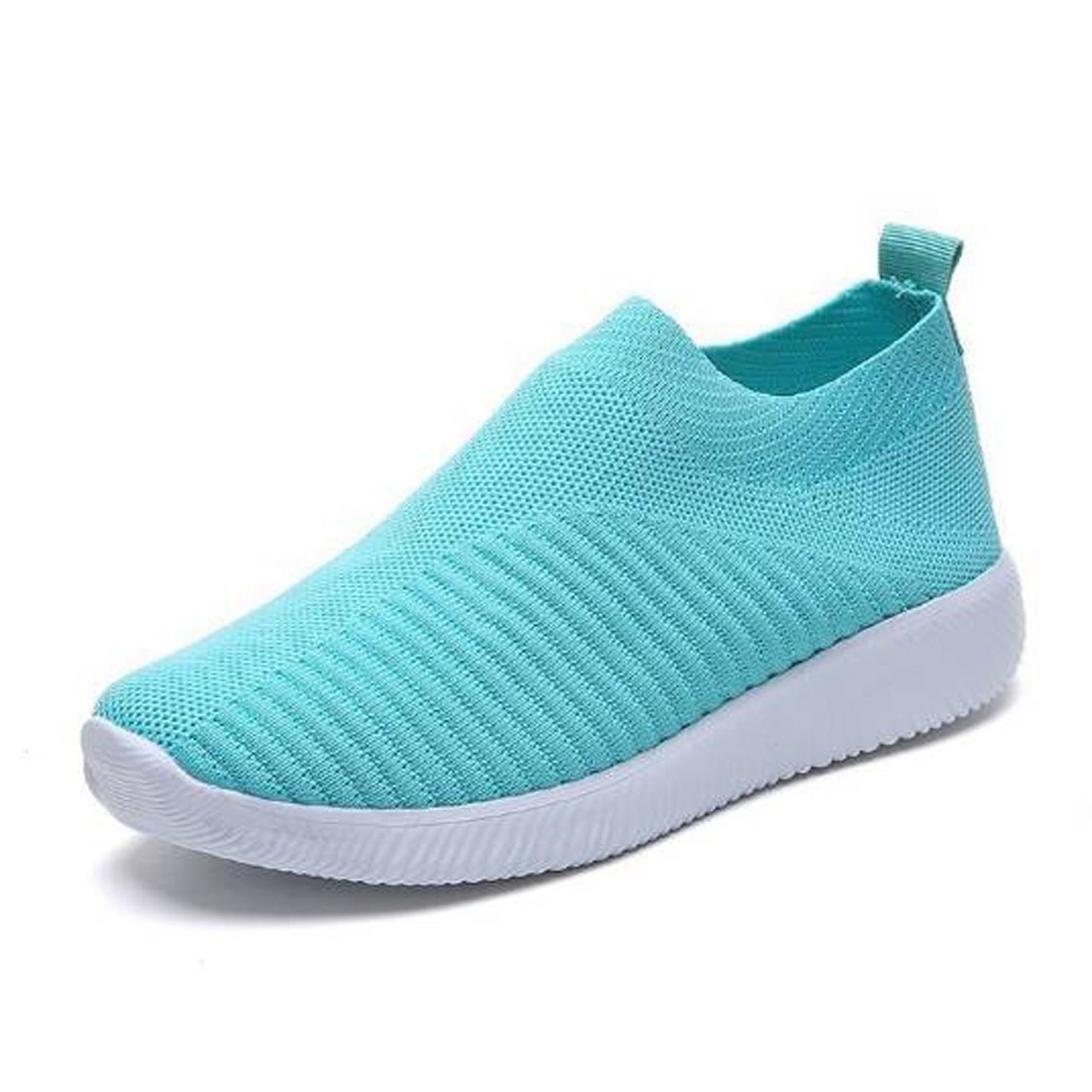 SOBEYO Women's Walking Sneaker Knitted Breathable Strips