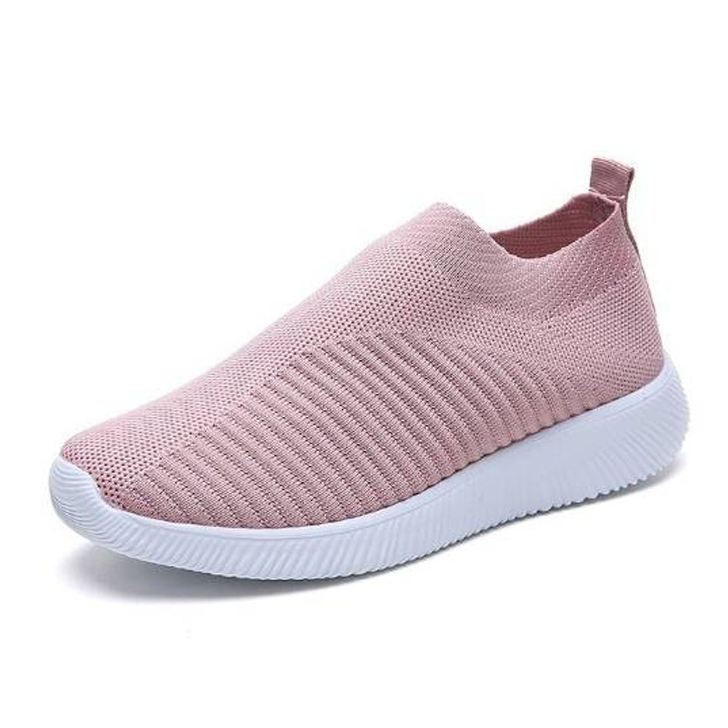 SOBEYO Women's Walking Sneaker Knitted Breathable Strips