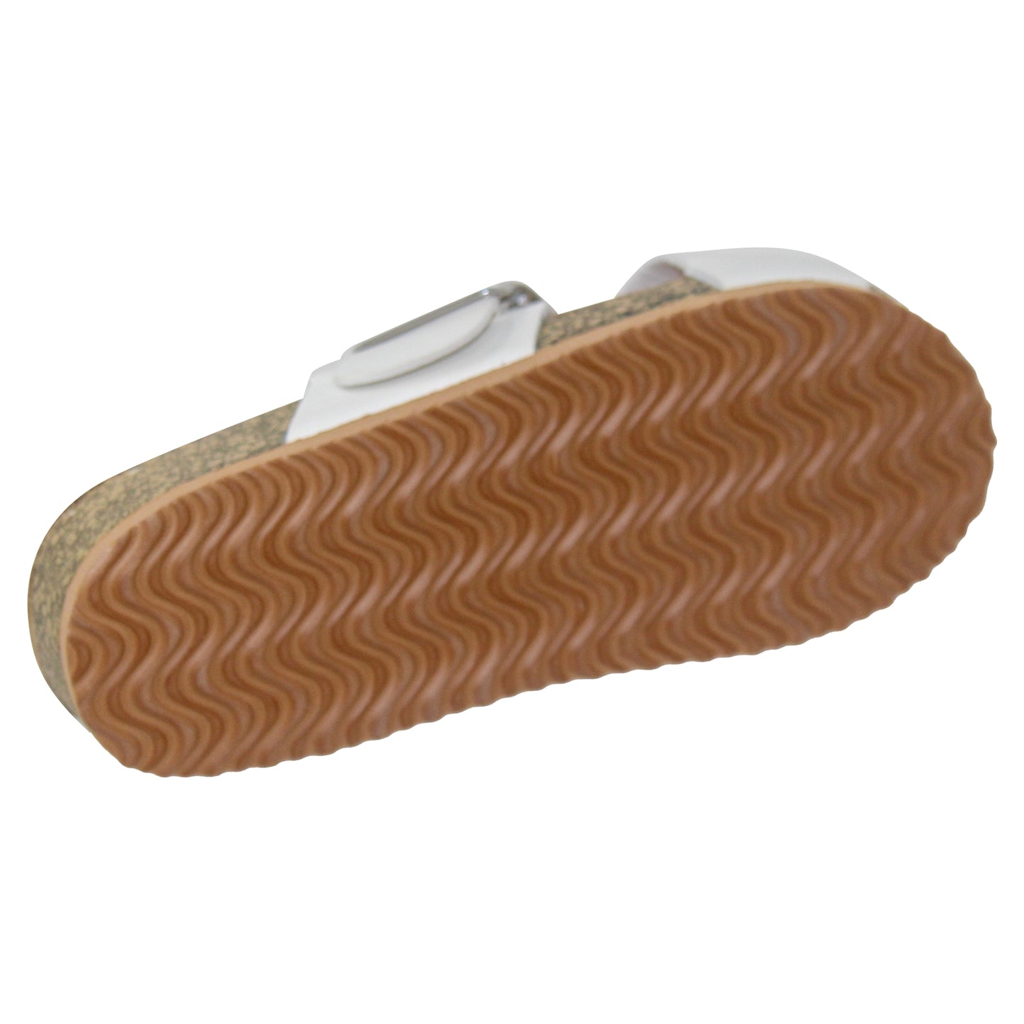 Classic Comfort Sandals Criss-Cross Strap Buckle Slip On Flatform Corks