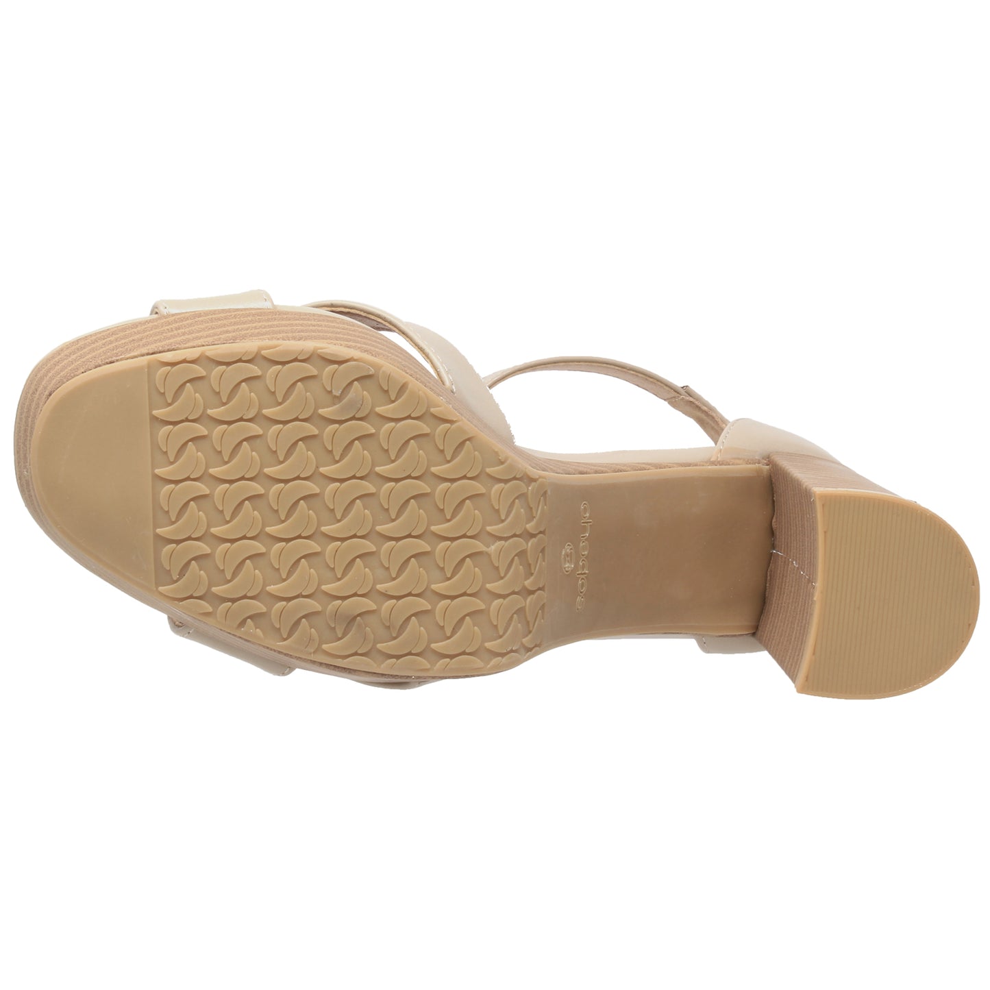 Retro Block Heel Platform Sandal