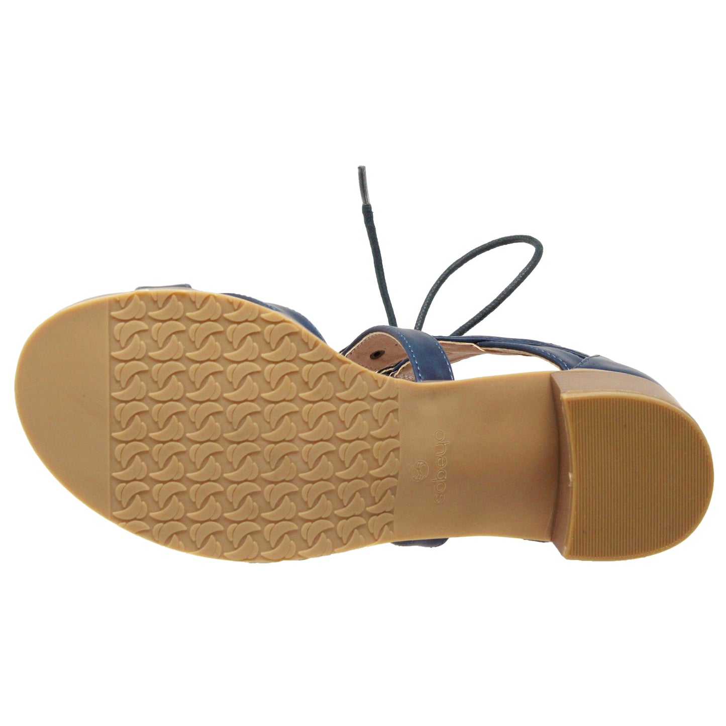 Lace Up Block Heel Sandal