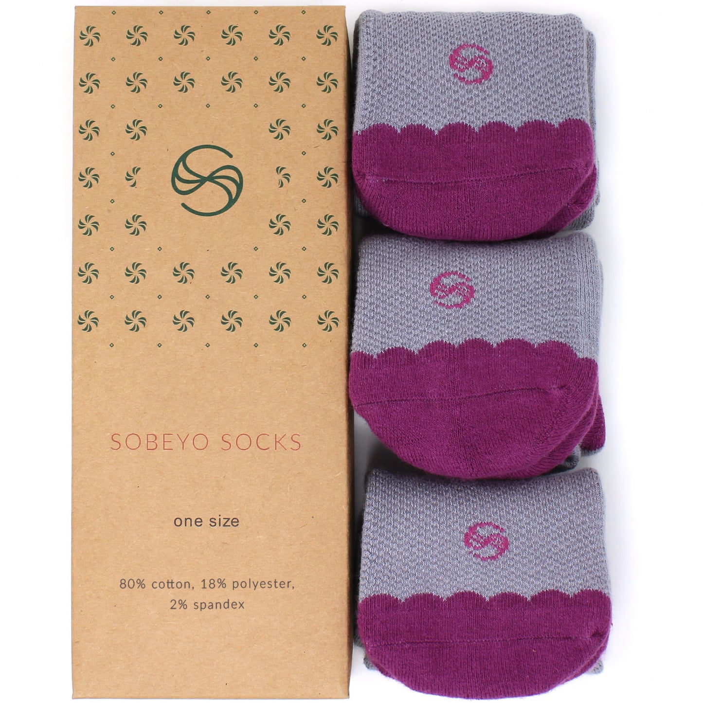 Scalloped No Show Performance Sock - 3 Pack