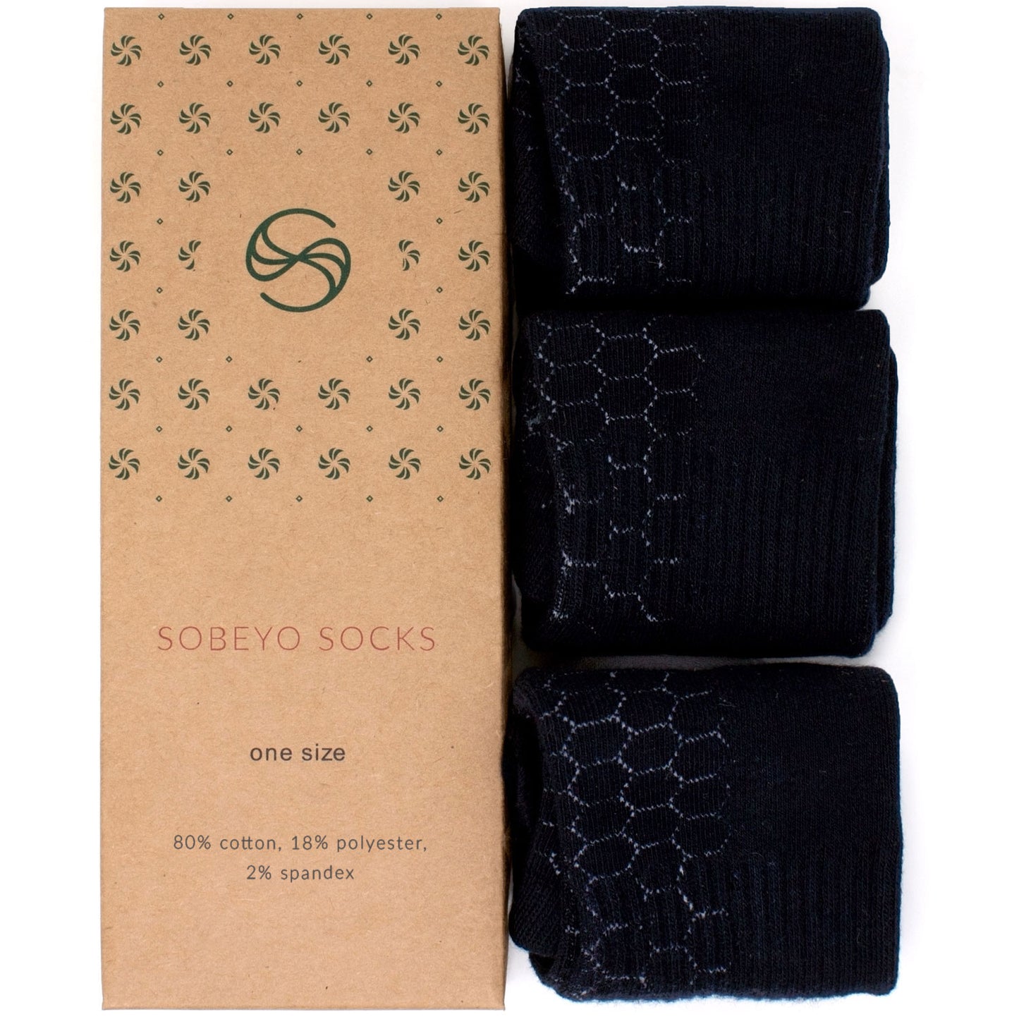Honeycomb No Show Performance Sock - 3 Pack