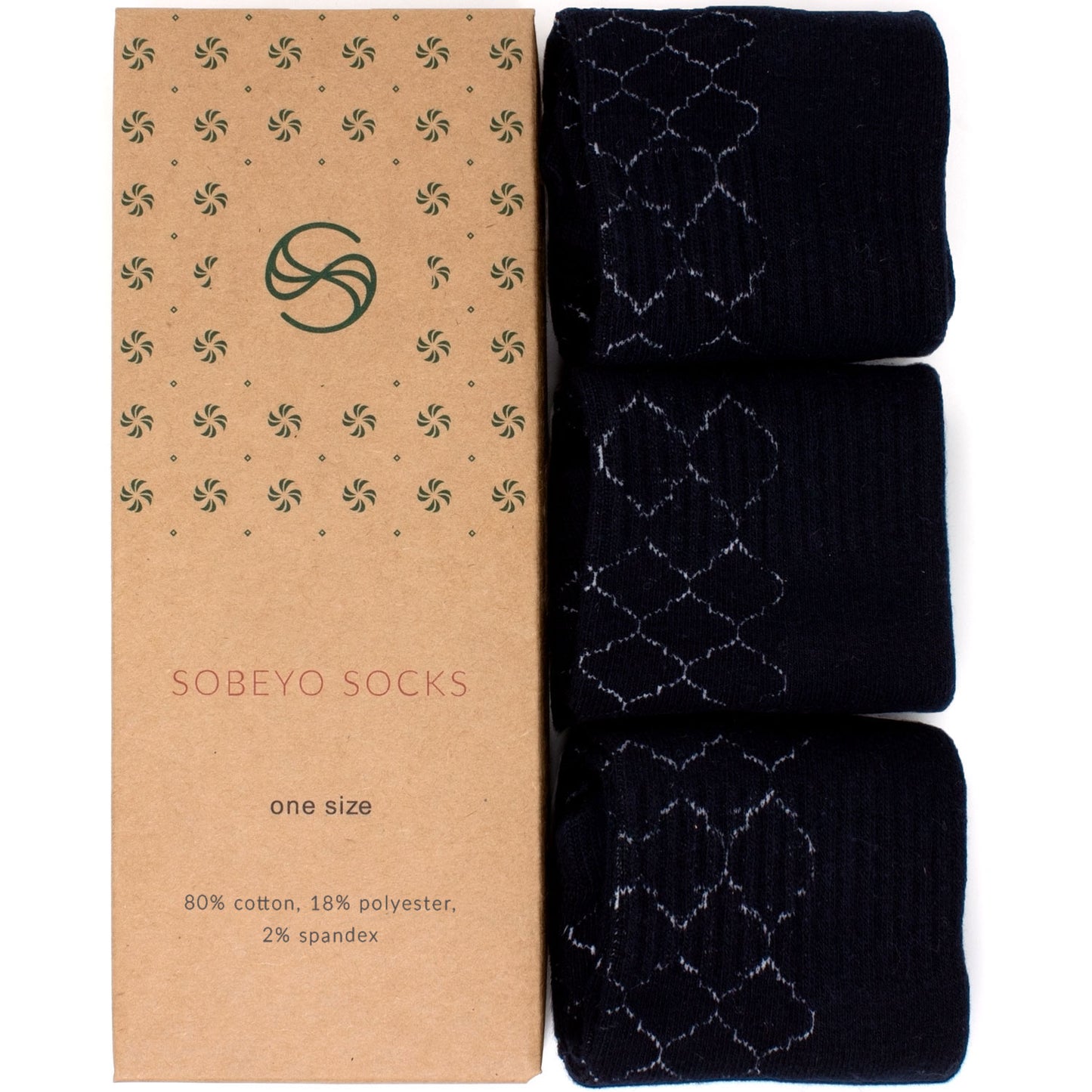 Quatrefoil No Show Performance Sock - 3 Pack