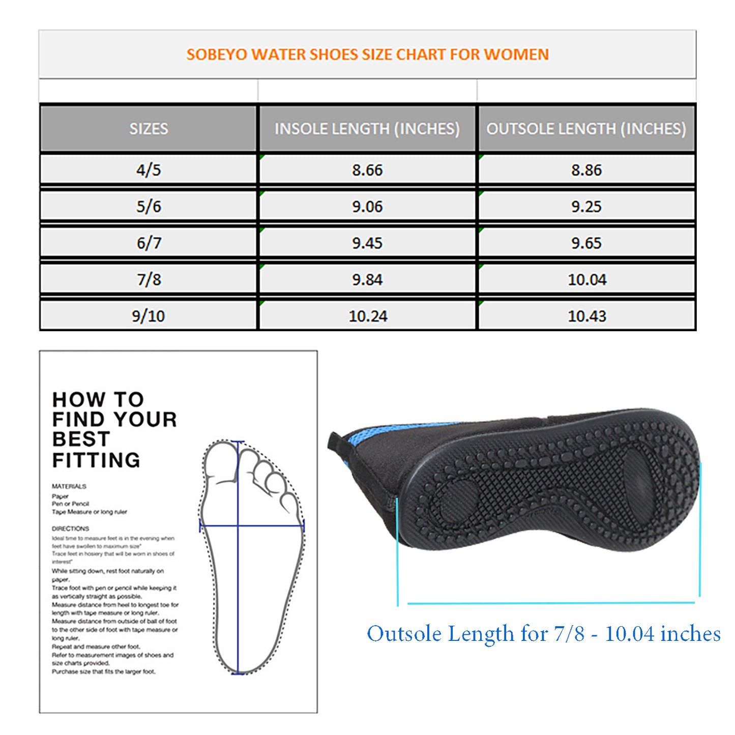 SOBEYO Women's Mary-Jane Flats Water Yoga Sports Gray