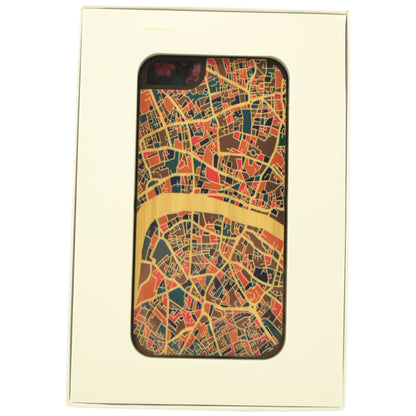 Wooden Case iPhone 6 Plus Colorful Pattern Protective Bu Mix