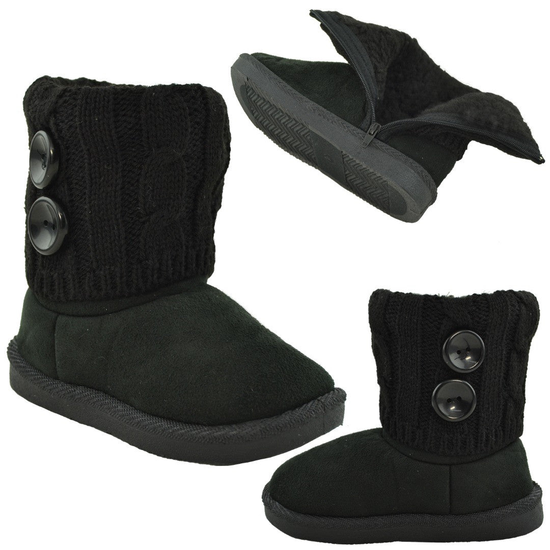 Toddler & Youth Knit Ankle Boot