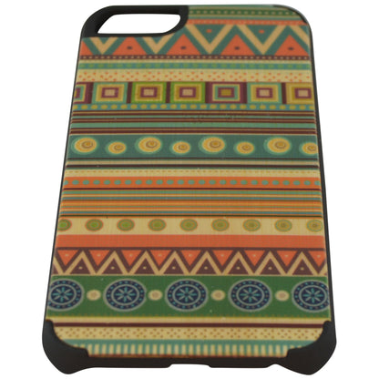 Wooden Case iPhone 6 Hard Bumper Colorful Aztec Pat Mix