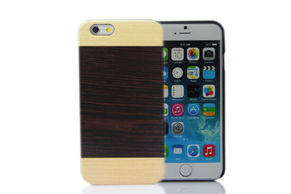 Wooden Case iPhone 6 Hard Cover Patent Mix Wood Brown