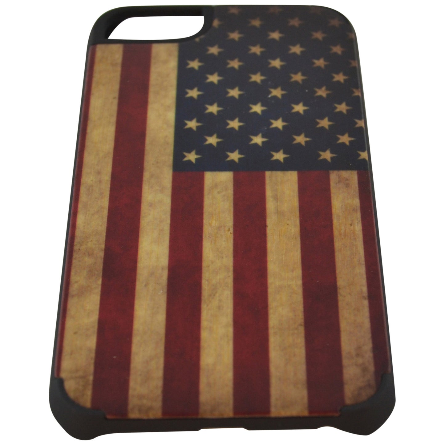 Wooden Case iPhone 6 US Flag Vintage Hard Bumper Co Mix
