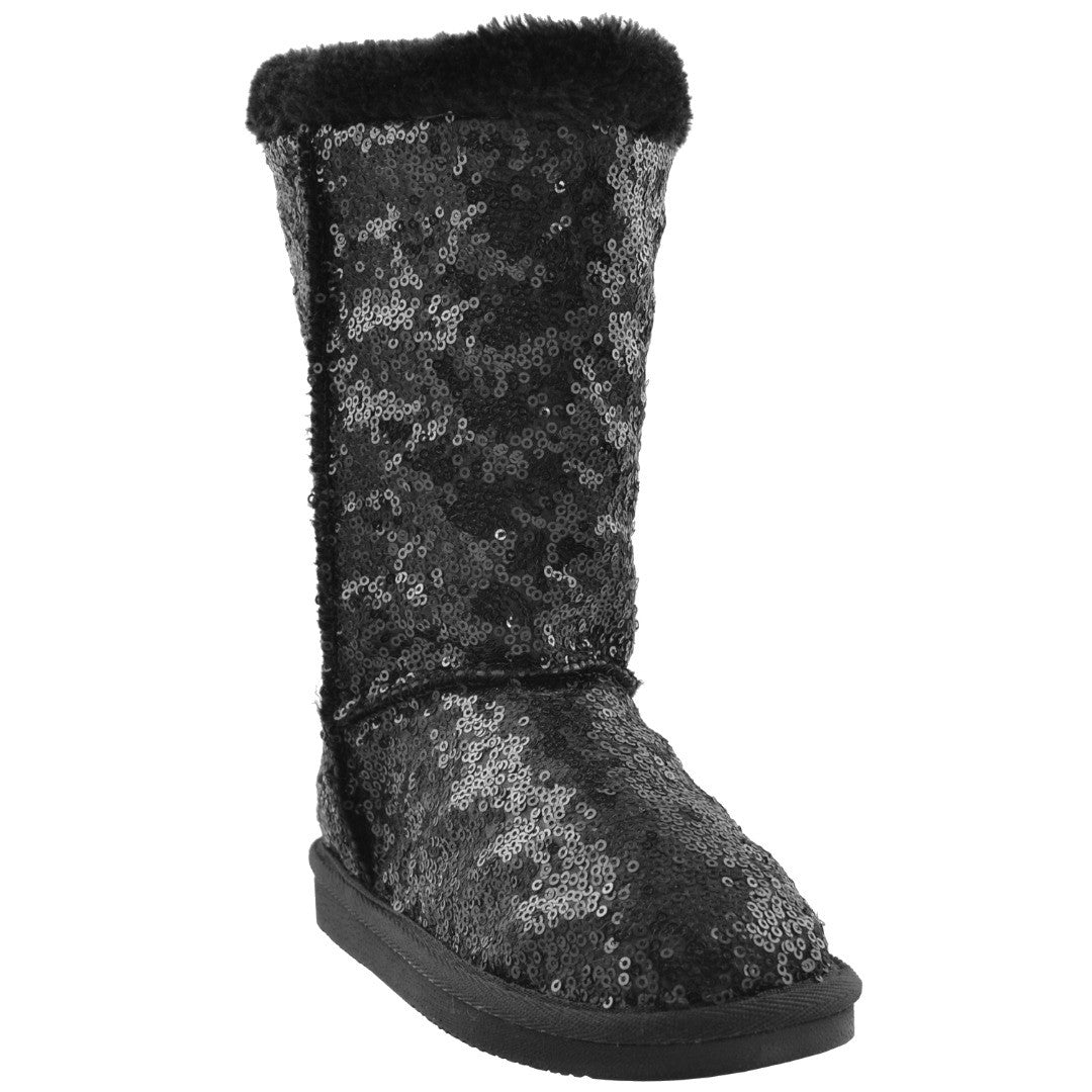 Toddler & Youth Sequins Mid Calf Boot