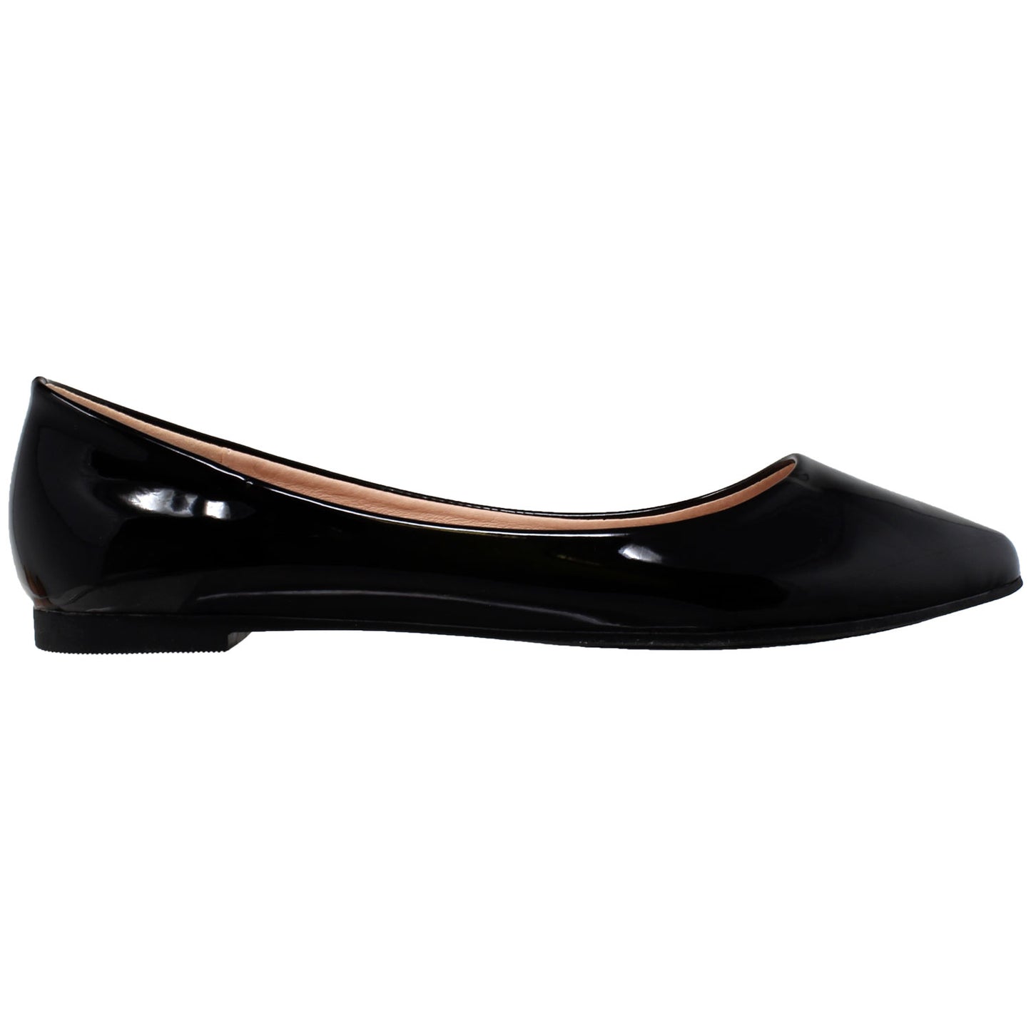 Patent Leather Pointed Toe Ballet Flat