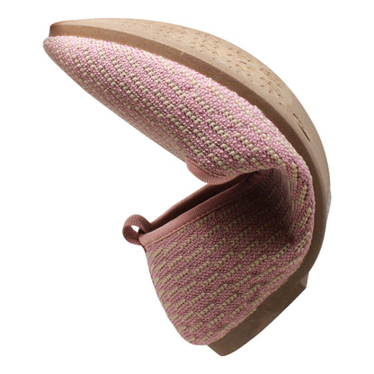 SOBEYO Ballet Flats Sweater Soft Rubber Sole Slip-On Casual Shoes