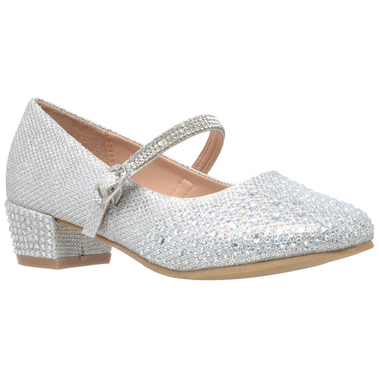 Toddler & Youth Glitter Mary Jane Pump