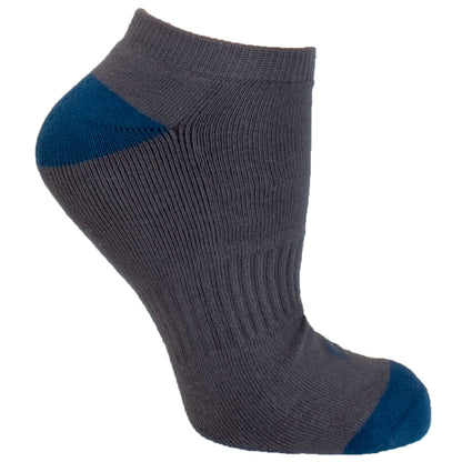 Men's Socks Athletic Performance Comfortable Colorblock No Show Cotton Hosiery Blue