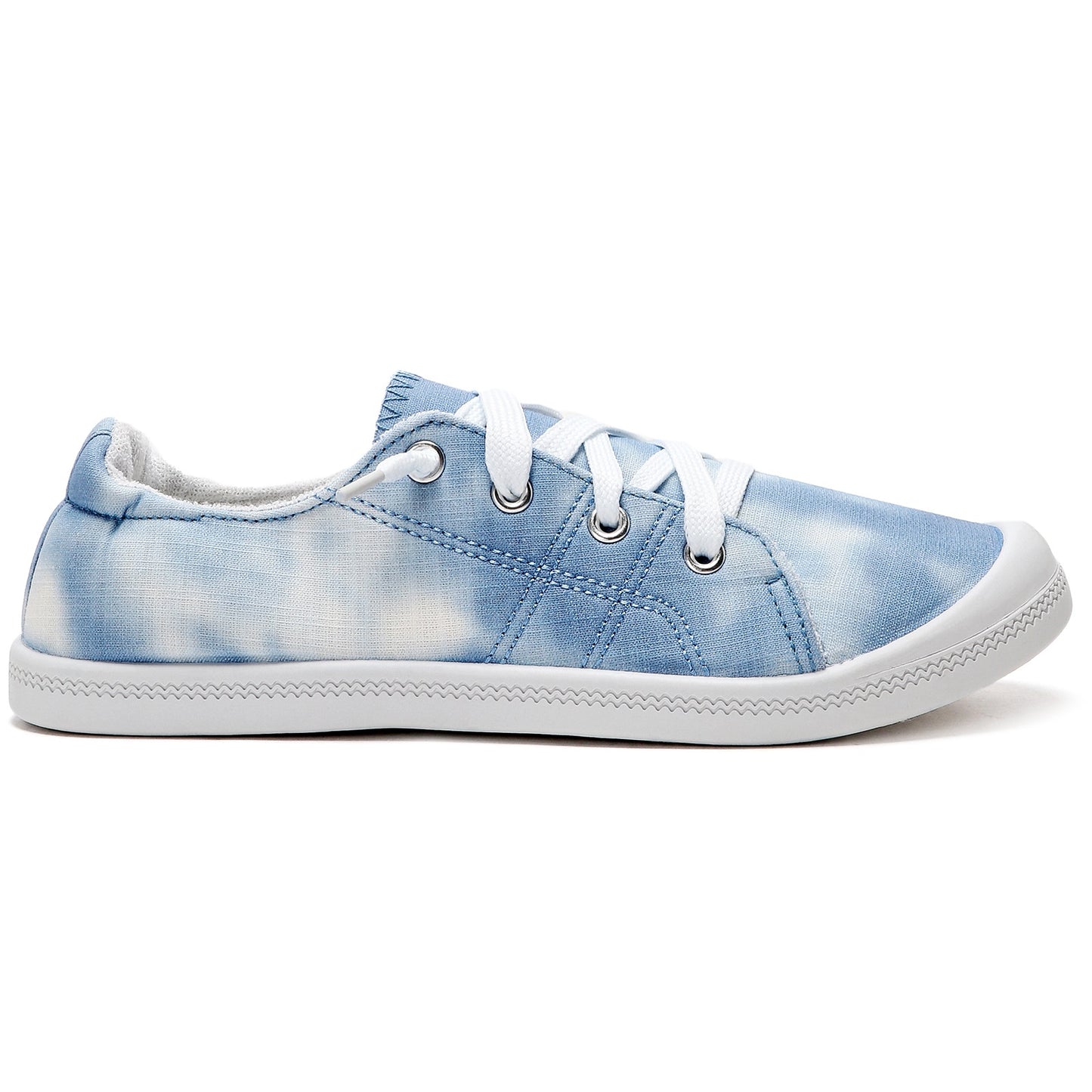 SOBEYO Women's Sneakers Canvas Lace-Up Low Top Padded Shoes
