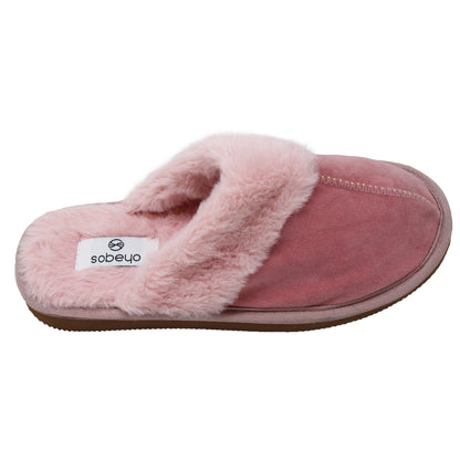 SOBEYO Cozy Comfy Furry Clog Slipper For indoor outdoor super Light-Weight