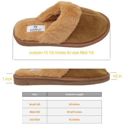 SOBEYO Cozy Comfy Furry Clog Slipper For indoor outdoor super Light-Weight