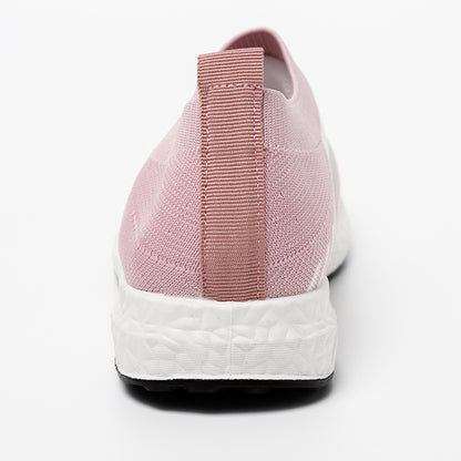 SOBEYO Women's Athletic Walking Casual Mesh-Comfortable Work Sneakers Pink