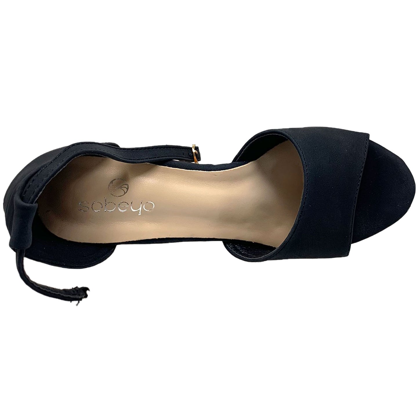SOBEYO Women Platform Sandals Chunky Heel Closed Back Strap