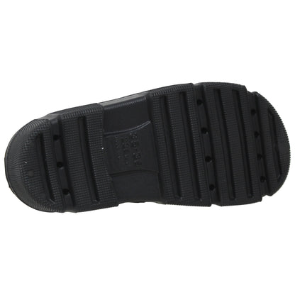 Thong Slide Chucky Sole Platform Sandals Light-Weight EVA Black