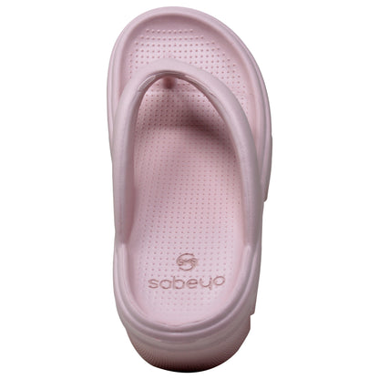 Thong Slide Chucky Sole Platform Sandals Light-Weight EVA Pink