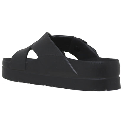 SOBEYO Buckles Criss-Cross Strap Sandals Light-Weight EVA Flip Flops