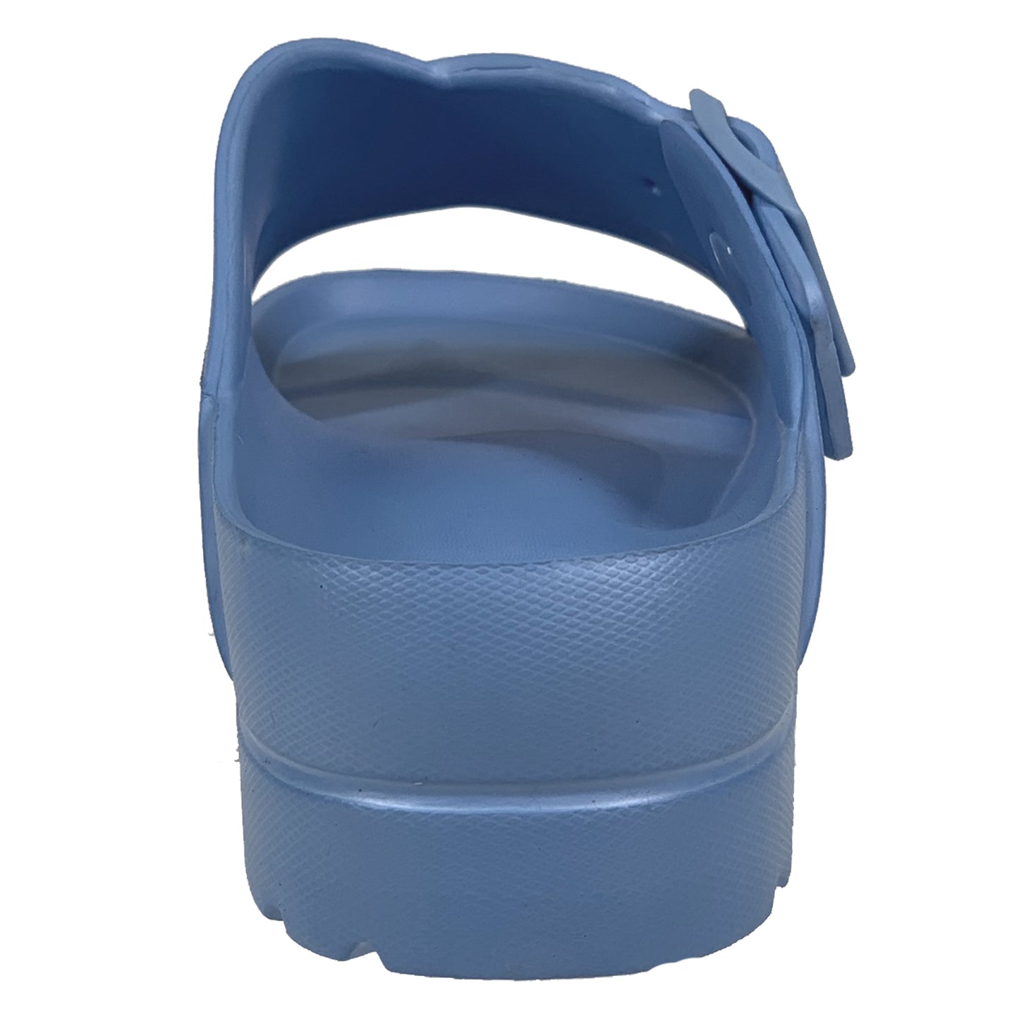 SOBEYO Light-Weight  Platform Sandals Criss-Cross Adjustable Buckles Blue